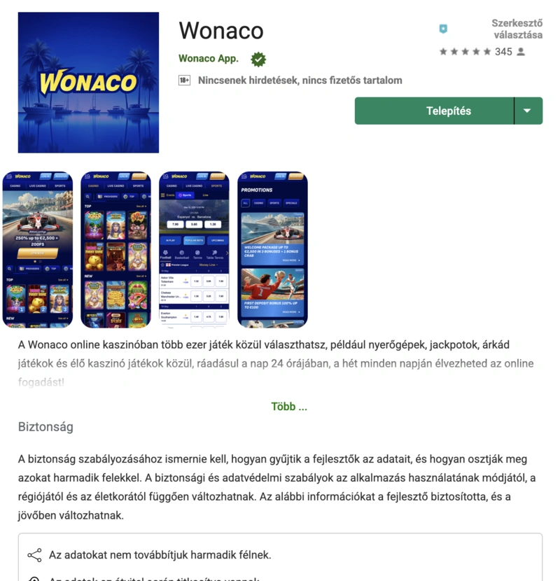 Wonaco App