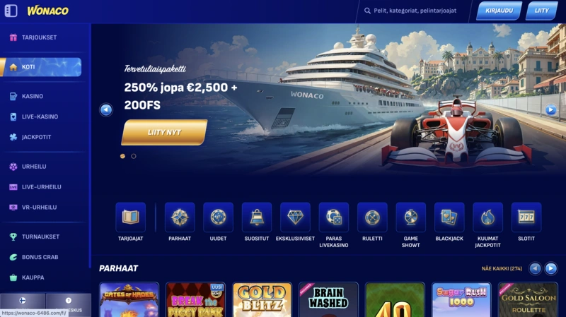Wonaco Homepage